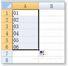 excel选出以1开头的单元格 在Excel单元格中输入以“0”开头的数字的两种方法