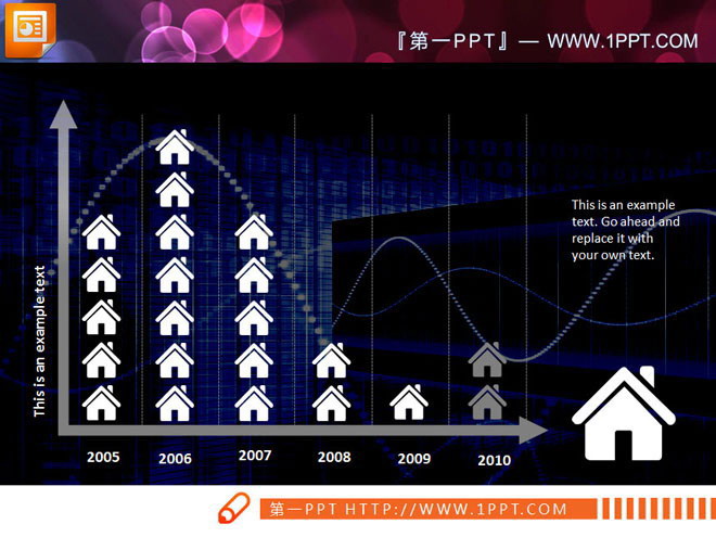 实用幻灯片图表下载 六张实用的PPT曲线图模板打包下载