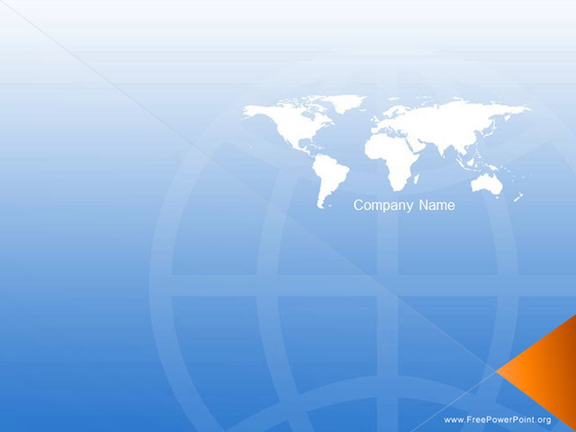 蓝色背景时间地图PPT背景图片 简洁淡雅的商务PPT模板